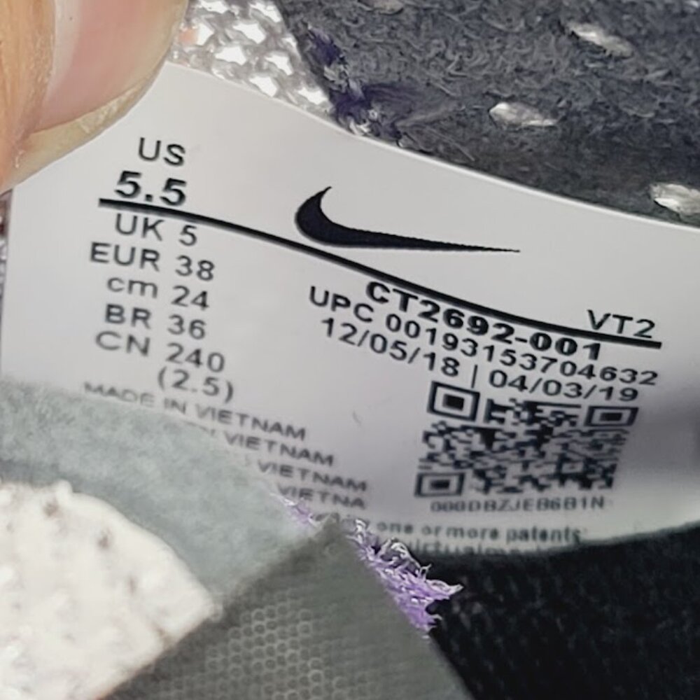 Nike Men's Gray Orange React Ispa CT2692-001 Mesh Athletic Sneaker Size 5.5 - Picture 6 of 7